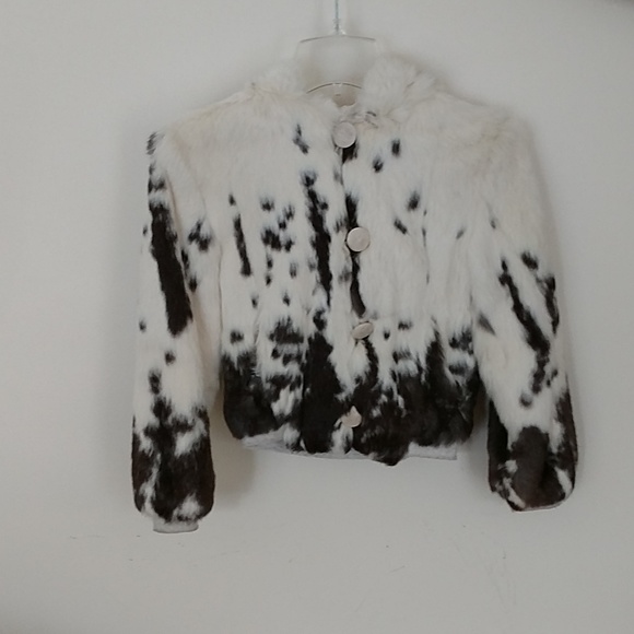 Saks Fifth Avenue Other - Rabbit fur coat, with hood.